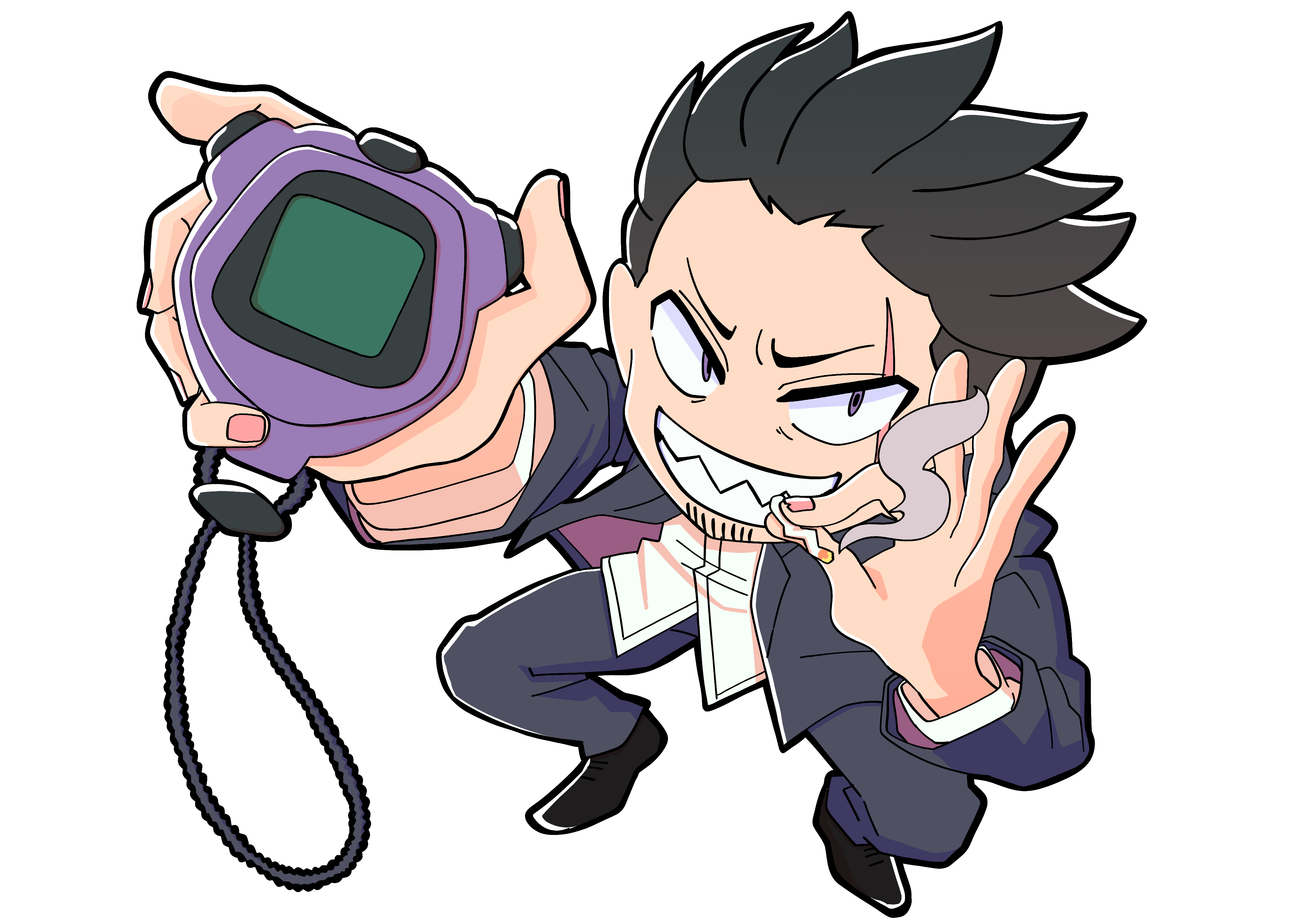 中島のシルエット画像